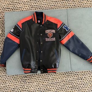 Chicago bears NFL button down jacket